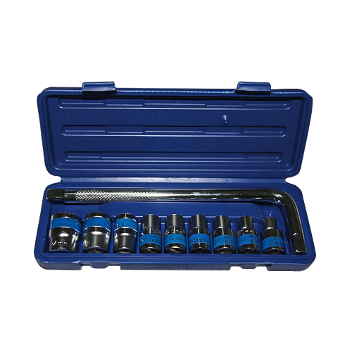 Nytt verktøy for effektiv drift: 10PCS Drive Metric Socket Set (1/2 